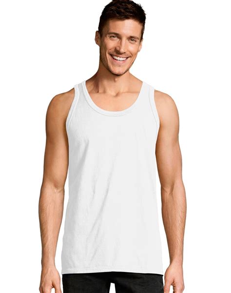 Hanes Hanes Mens Comfortwash Garment Dyed Sleeveless Tank Top M