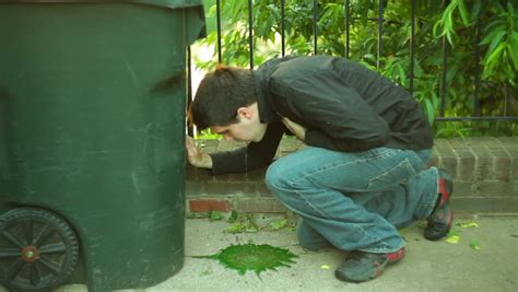 Throwing Up Outside Stock Footage Video 4033576 Shutterstock