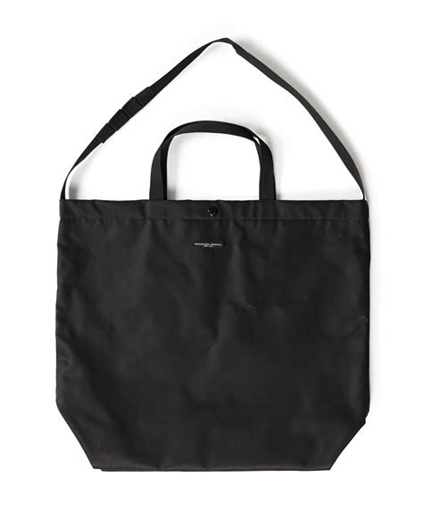 Engineered Garments Coated Twill Carry All Tote Black Garmentory