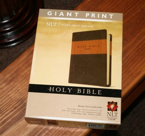 Tyndales Giant Print Nlt Bible Review Bible Buying Guide