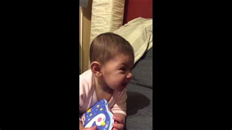6 Month Baby Crying To Specific Part Of A Song Youtube