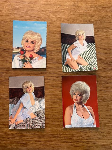 Vintage Jayne Mansfield Postcards Photo By Bernard Of Etsy