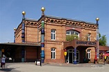 Hundertwasser-Bahnhof Uelzen Foto & Bild | architektur, deutschland ...