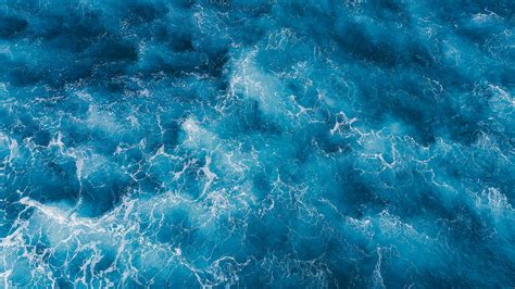 Overhead View Of Sea Waves · Free Stock Photo