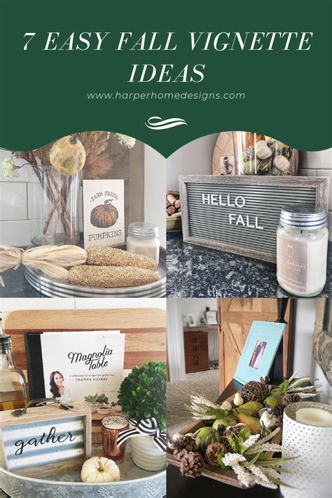 7 Easy Fall Vignette Ideas That You Can Do In Minutes Fall Vignettes