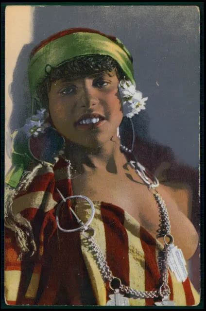 NORTH AFRICA ARAB Nude Woman Lehnert Landrock Original Old S Postcard PicClick UK
