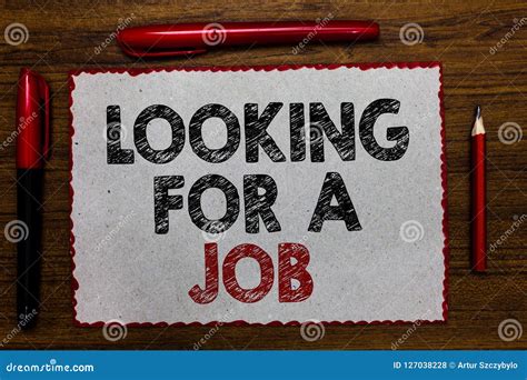 Text Sign Showing Looking For A Job Conceptual Photo Unemployed