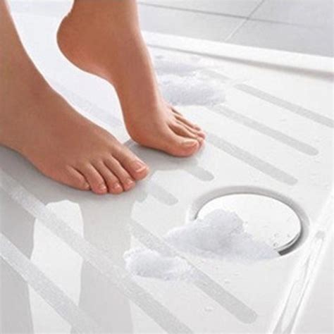 Siaonvr Best Product For Shower 12pcs Anti Slip Bath Grip Stickers Non Slip Strips