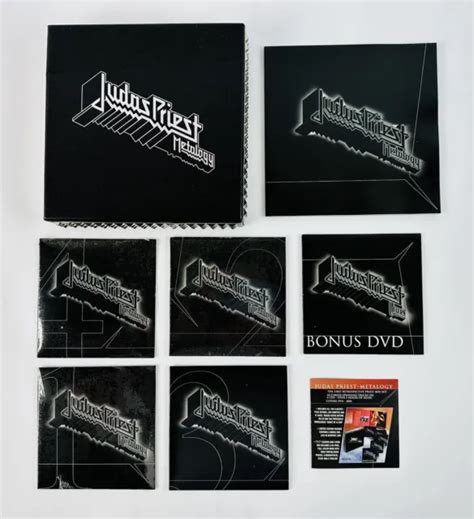 Judas Priest Metalogy 4 Cd Box Set W Dvd 12000 Picclick