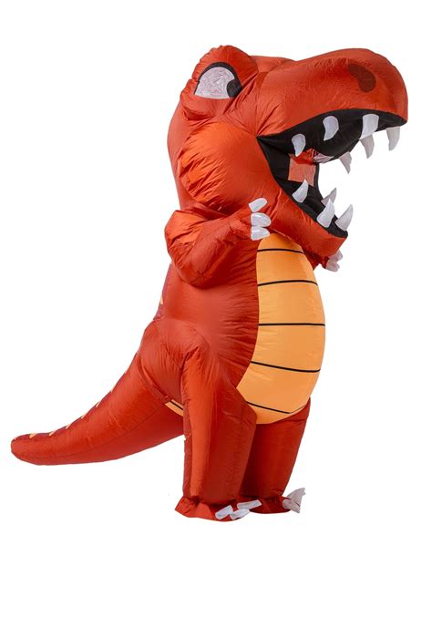 Adult Inflatable Red Dinosaur Costume