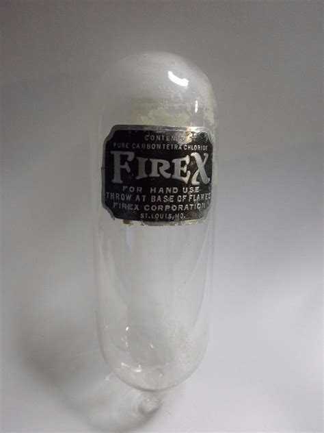 Firex Antique Fire Extinguisher Fire X Grenade Vintage Extinguisher