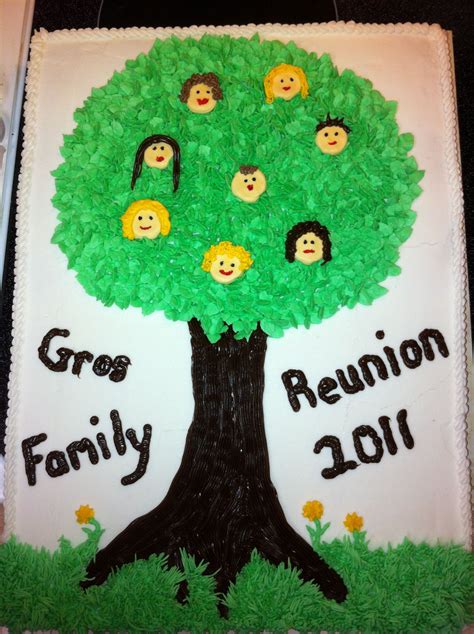 Family Reunion Cake | Family reunion cakes, Family reunion, Reunion