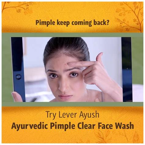 Buy Lever Ayush Face Wash Anti Pimple Turmeric 40 Gm Online At Best