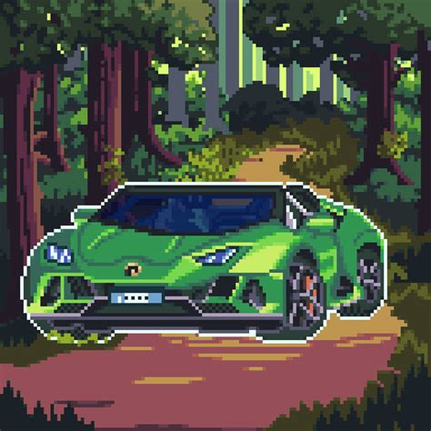 Lamborghini Pixel Art By Nightowl0090 On Deviantart