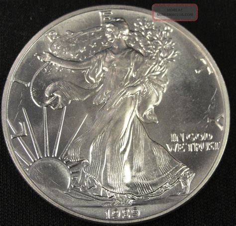 1989 American Silver Eagle Bullion Coin Key Date Uncirculated Nr