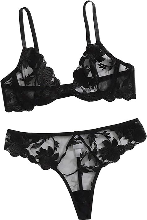 Mgsfglk Lingerie Sets For Women Underwear Set Bra And Briefs Push Up Underwear Womens Sexy
