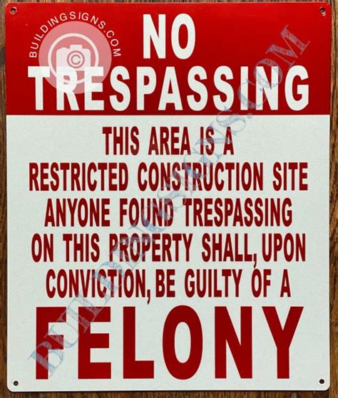No Trespassing Sign Hpd Signs The Official Store