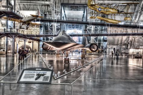 Sr 71 Blackbird At The National Air And Space Museum Dulles Virginia