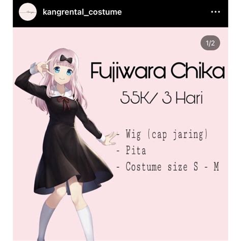 Jual Rental Costume Chika Fujiwara Cosplay Shopee Indonesia