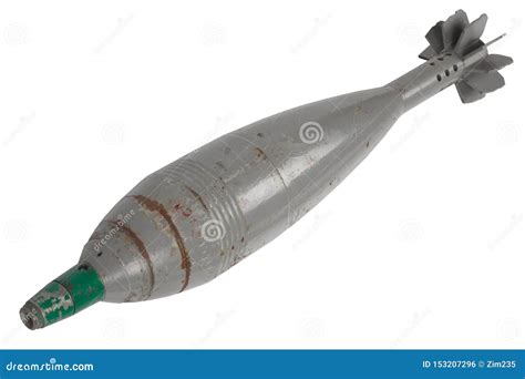 120 Mm Russian Mortar Shell Type 1938 Year Stock Photography