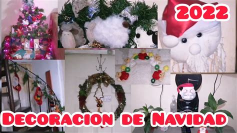 Decoracion Par Navidad De Mi Sala Y Comedor Youtube