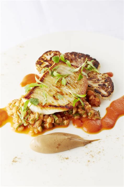 Turbot With Pearl Barley Recipe Great British Chefs Recipe Turbot