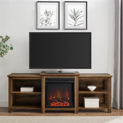 Millwood Pines Woodbury Tv Stand For Tvs Up To 78 With Fireplace