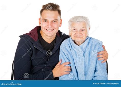 Grandmother And Grandson Royalty Free Stock Image