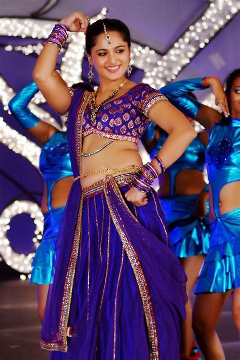Actress Anushkas Large Pictures Anushka In Blue Dress Hq Photo