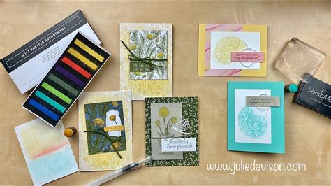 Stampin Up Soft Pastels Techniques 5 Card Ideas ~ Poppin Pastels