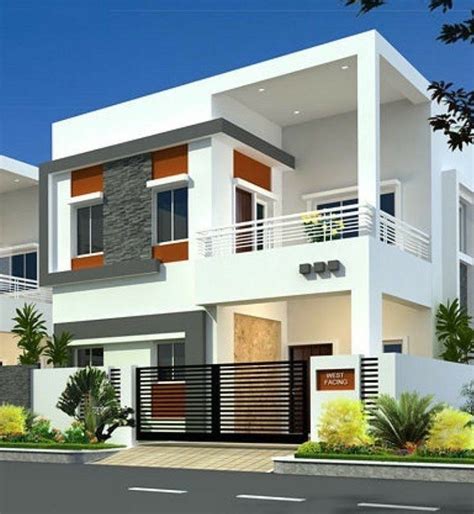 Modern Small House Exterior Design In India