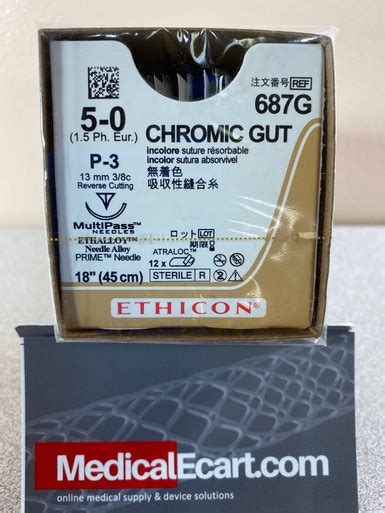 Ethicon 687g Surgical Gut Suture Chromic