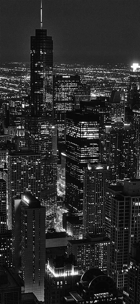 City View Night Dark Iphone X Wallpapers Free Download