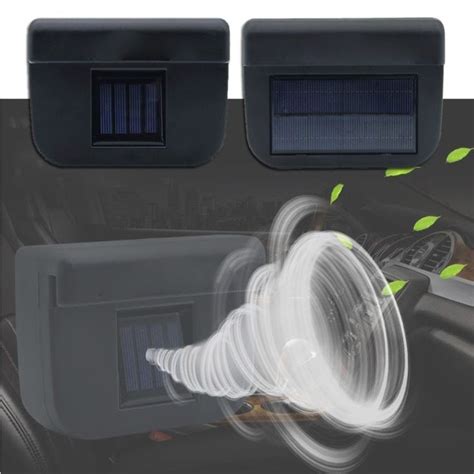 12v 03w Solar Power Portable Mini Air Conditioner Car Auto Air Vent