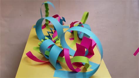 Easy 3d Paper Sculpture Techniques Youtube