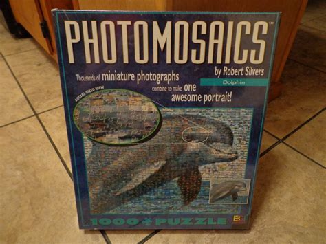 Piece Photomosaics Dolphin Puzzle New Ebay