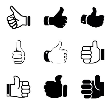 Two Thumbs Up Icon 164353 Free Icons Library