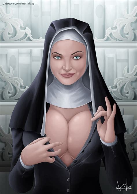 Ludja As Nun By Candle Hentai Foundry