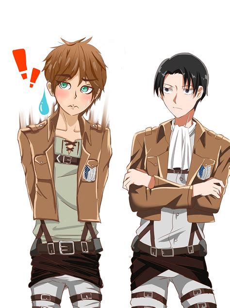 Your second example is more of a comic relief rather than him being an. Collab: Levi x Eren by lactoseho on DeviantArt