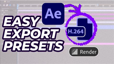 How To Export In After Effects Render Perfect Mp4s Youtube