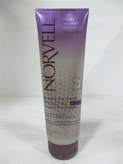 Norvell Prolong Sunless Tanning Color Extender Moisturizing Lotion 85