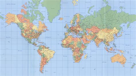 World Map Wallpaper World Political Map World Map Printable Free
