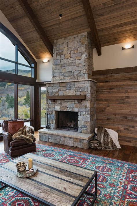 La Plata Ridge Retreat Modern Mountain Home Home Fireplace Mountain