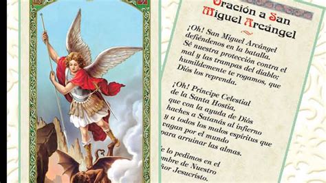 S De Oraciones Oraciones A San Miguel Arcángel