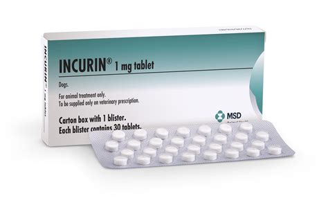 Incurin 1mg Tablets For Dogs The Pharmpet Co