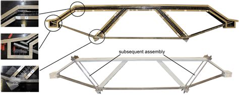 Formwork And Assembly Of A Hybrid Concrete Steel Truss Structure By