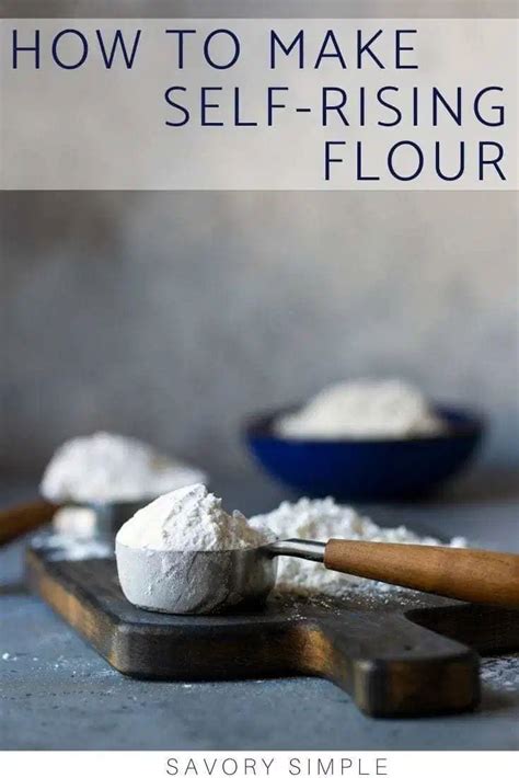 Though you can use it in bread dough, it does not deliver the exact qualities for a bread that stands out. How to Make Self-Rising Flour - Baking 101 - Savory Simple ...