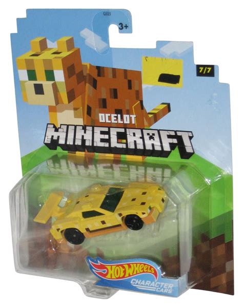 Minecraft Hot Wheels Ocelot 2019 Mattel Character Cars Toy Car 77