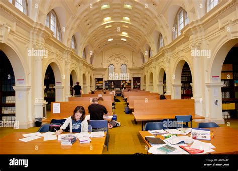 Cardiff University Students Studying For Exams In The University