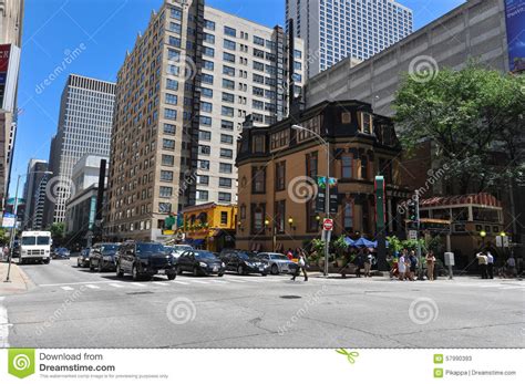 Ontario Street Chicago Editorial Stock Photo Image Of View 57990393